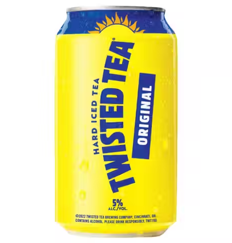 The original flavor of Twisted Tea is a blend of black tea, lemon, and raspberry