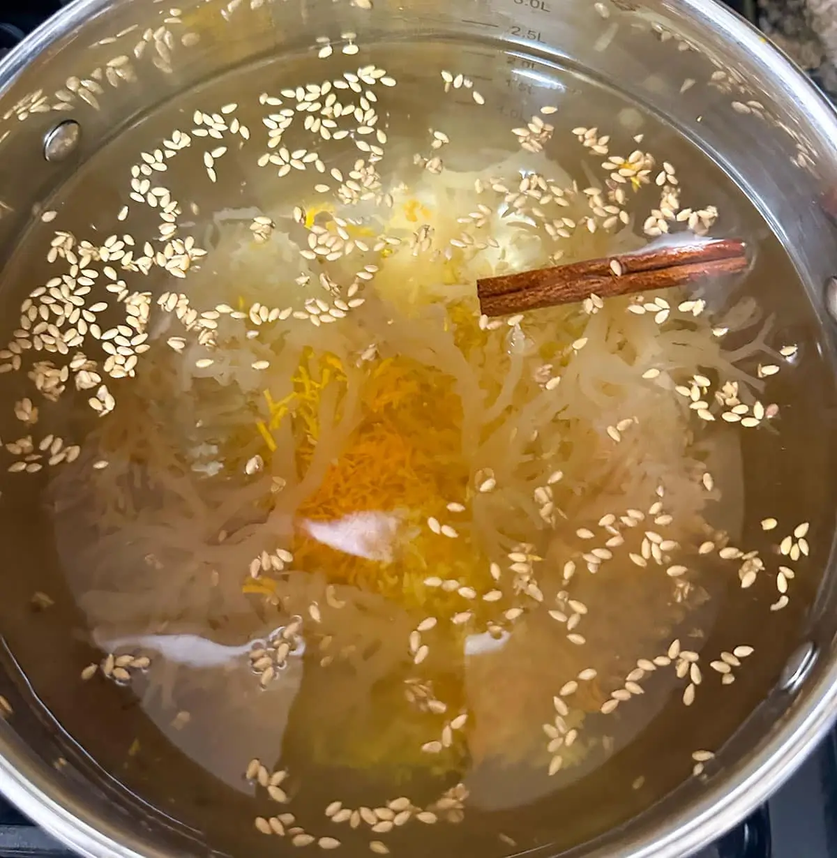 Sea Moss in Hot Tea